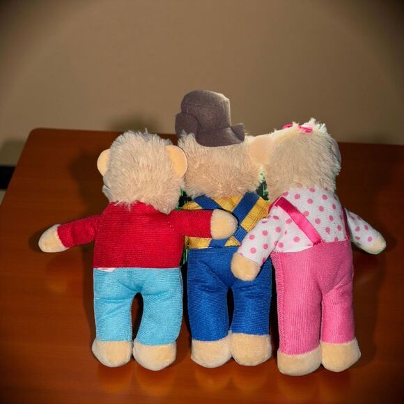 PBS Berenstain Bears Brother Bear, Sister Bear & Papa Bear Plush 6” P13 - Picture 2 of 2